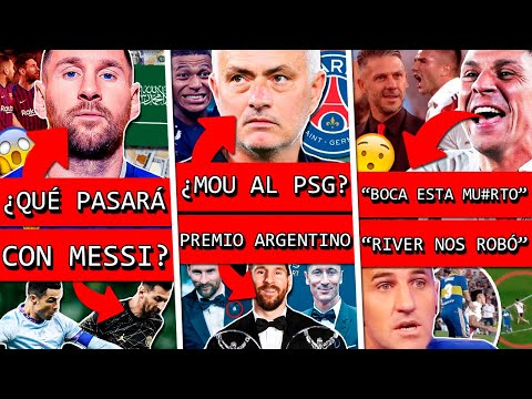 ¿MESSI aceptó irse al AL HILAL de ARABIA?+ CR7 cae+ MOURINHO a PSG?+ BURLA y CRITICA en RIVER y BOCA