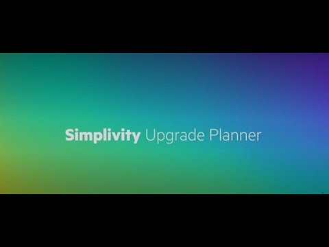 HPE SimpliVity Upgrade Planner