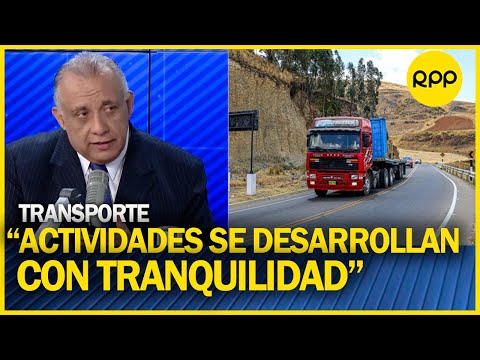 TOMA DE LIMA | “La actividad en el sector transporte terrestre es totalmente normal”: Martín Ojeda