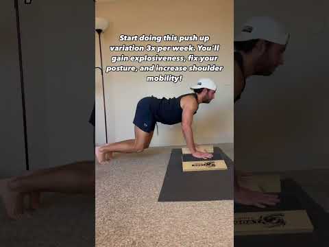 Depth drop push ups!