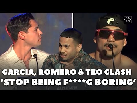 RYAN GARCIA & TEOFIMO LOPEZ CLASH | ROLLY ROMERO STEPS IN | Full Press Conference | RING MAGAZINE