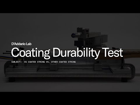 D'Addario Lab: Durability Test | XS Coated Strings vs. Other Coated Strings