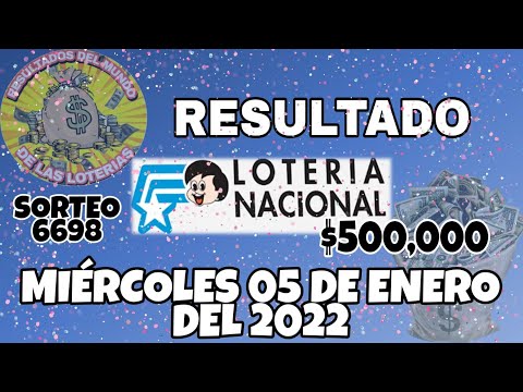 RESULTADO LOTERÍA NACIONAL SORTEO #6698 DEL MIÉRCOLES 05 DE ENERO DEL 2022 /LOTERÍA DE ECUADOR/