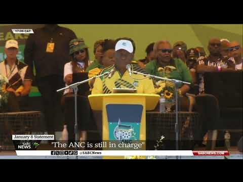 ANC January 8th Statement I We are still in charge, declares Ramaphosa