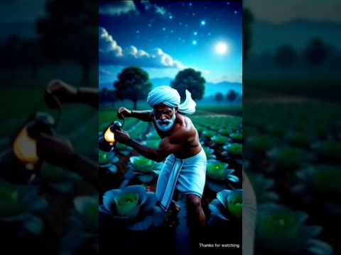 The Farmer and the Firefly Tree 💡✨ | Hindi Animation | Whispering Woods | Emotional Moral Story