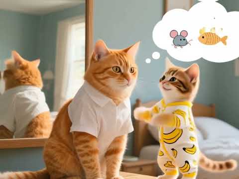 Cat funny cartoon (@ TinyToonWorld # youtube)