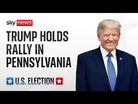 Watch live: Donald Trump holds a rally in State College, Pennsylvania