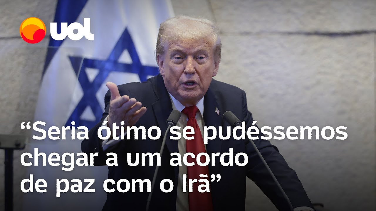 Trump diz que está pronto para chegar a um acordo de paz com o Irã: ‘Seria ótimo um acordo de paz’