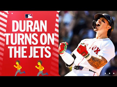 INSIDE-THE-PARK HOME RUN! Jarren Duran JETS around the bases for Red Sox!