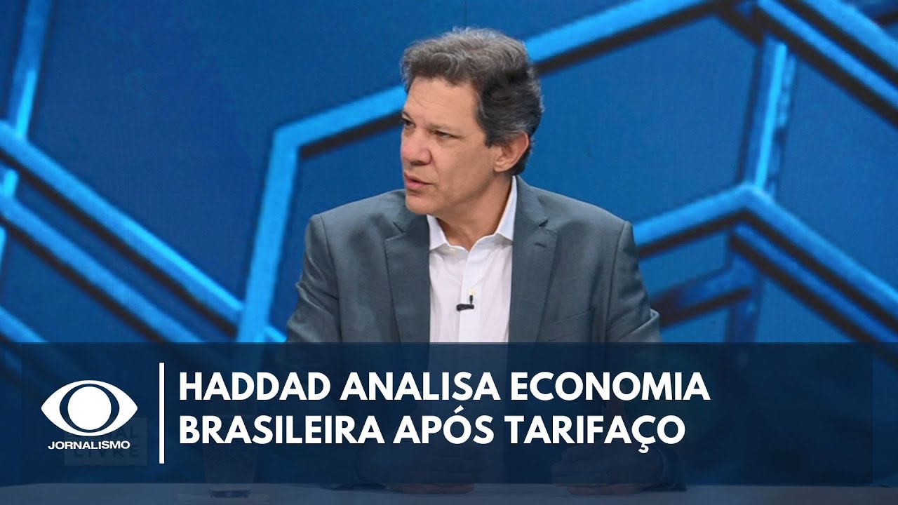 Haddad analisa economia brasileira após tarifaço: ‘fluxo comercial é muito grande’ | Canal Livre