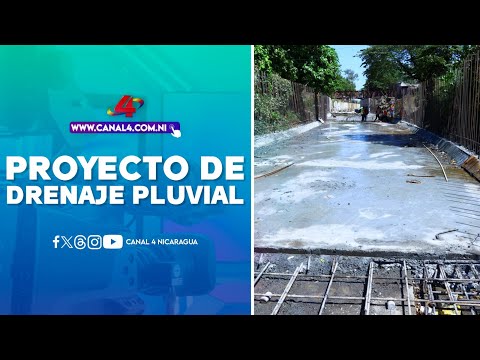 Alcaldía de Managua supervisa proyecto de drenaje pluvial en el barrio Waspán Norte