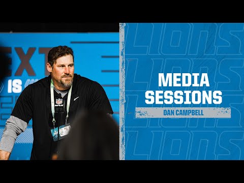 Dan Campbell Media Availability at the NFL Combine video clip