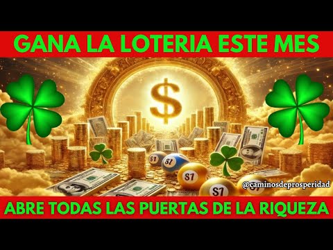 GANE EN LA LOTERÍA ESTE MESCON EL PODER DE EFFATA: HOY TODAS LAS PUERTAS DE LA RIQUEZA SE ABRIRÁN