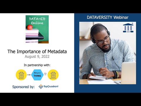 Data-Ed Online: The Importance of Metadata