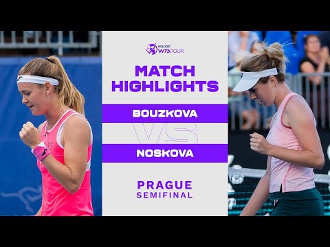 Marie Bouzkova vs. Linda Noskova | 2022 Prague Semifinal | WTA Match Highlights