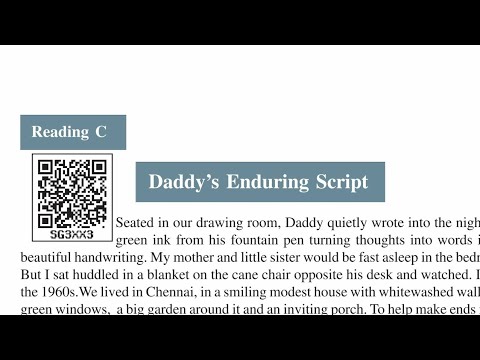 Daddy’s Enduring Script (part 2)|10th english unit 4C CGBSE | FLIGHT ENGLISH READER|Unit 4 Reading C