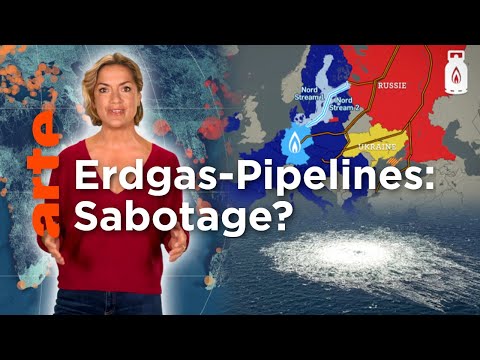 Erdgas-Pipelines : Sabotage in der Ostsee? | Mit offenen Karten - Im Fokus | ARTE