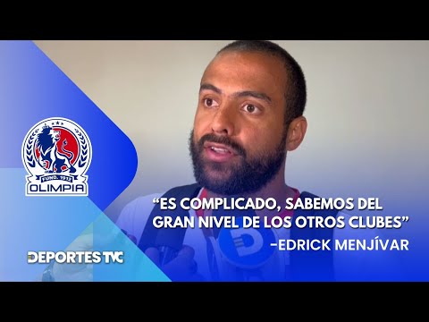 Edrick Menjívar menciona por qué a Olimpia no ha podido ganar en los últimos partidos