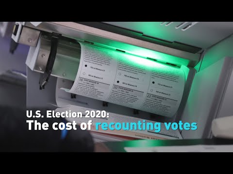 U.S. Election 2020: The cost of recounting votes