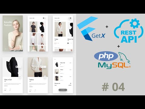 GetX Flutter Shopping App Tutorial | PHP MySQL Backend | Full Stack Development Course Full Course