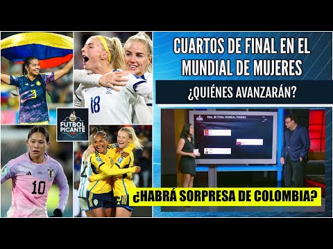 PARTIDAZO entre Inglaterra y Colombia. Mundial femenil FIFA llega a la recta final. | Futbol Picante