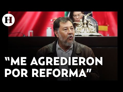 “Me agredieron por la reforma al PJ” Noroña atribuye ataque a la aprobación de la iniciativa de AMLO