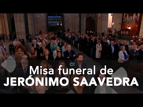 Canarias despide a su primer presidente, Jerónimo Saavedra con una misa funeral