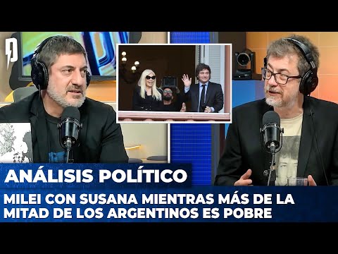 MILEI con SUSANA GIMÉNEZ en el balcón mientras la mitad de los argentinos es pobre