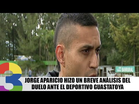 Jorge Aparicio hizo un breve análisis del duelo ante el Deportivo Guastatoya
