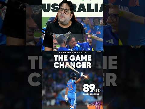 Harmanpreet Kaur🔥.89(88)runs🤩.. #harmanpreetkaur #indvsaus #worldcup #womenworldcup #wwc2025 #sports