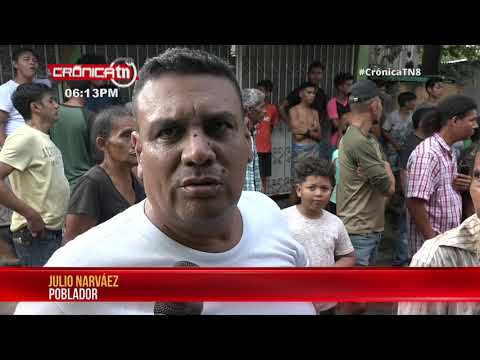 Voraces llamas consumieron una vivienda en el barrio Jonathan González - Nicaragua