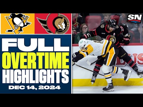 Pittsburgh Penguins at Ottawa Senators | FULL Overtime Highlights - December 14, 2024