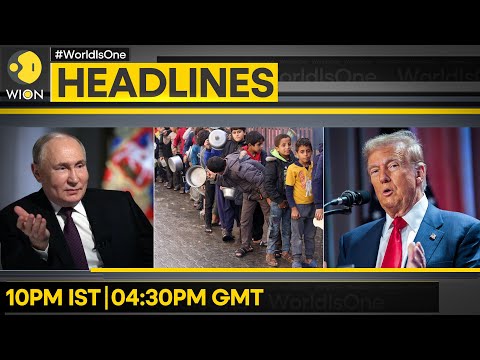 Trump Says Putin Playing With Fire | Desperate Scrambling For Food In Gaza | WION Headlines
