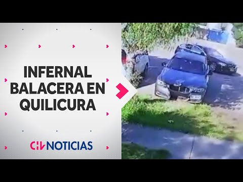 INFERNAL BALACERA: Encuentran abandonado auto de alta gama con unos 30 disparos en Quilicura