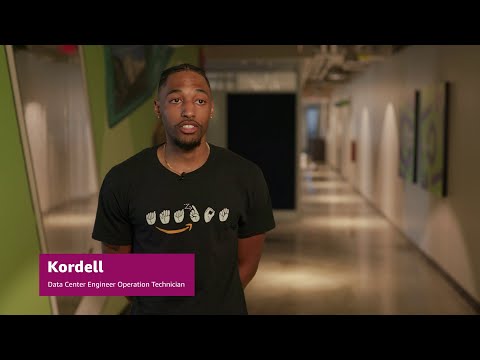 Working in an AWS Data Center Meet Kordell,  Engineering Operations Technician | Amazon Web Services