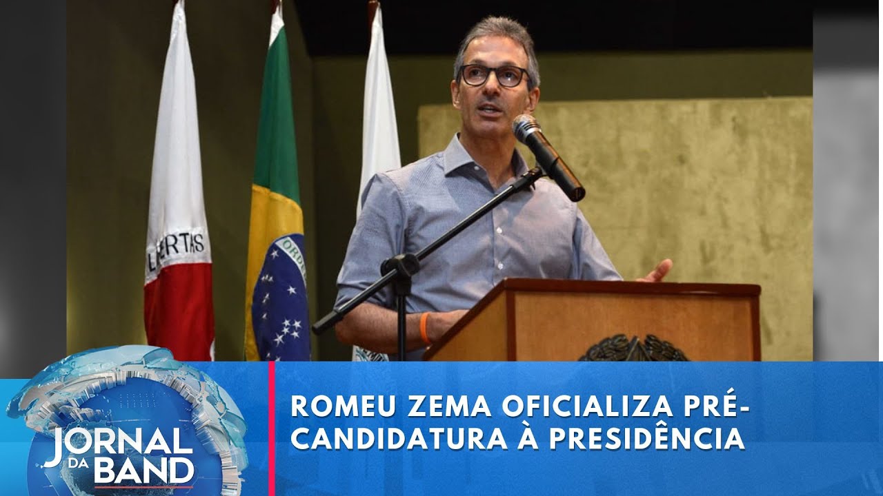 Romeu Zema oficializa pré candidatura à Presidência da República | Jornal da Band