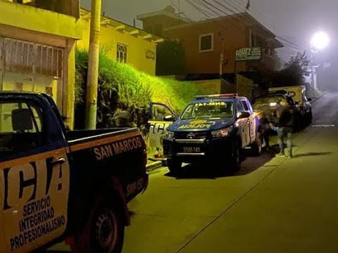 Fiesta ilegal: Siete trabajadores municipales de San Marcos fueron detenidos