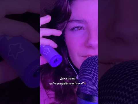 ASMR VISUAL CON LUZ✨ #asmr #susurros #asmrsounds #relax #asmrvideo #asmrvisual