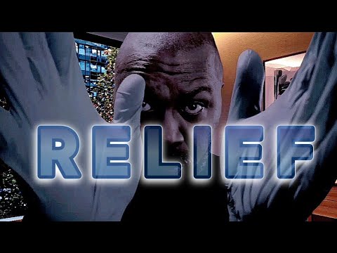 ASMR Massaging Your "Traveling" Headache with LATEX GLOVES 🧤 Downtown Sounds