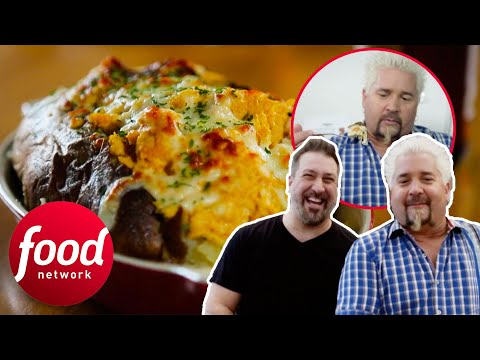 "NOTHING BUT POTATOES!" Guy Fieri & Joey Fatone Visit "Potato Institute" | Diners Drive-Ins & Dives