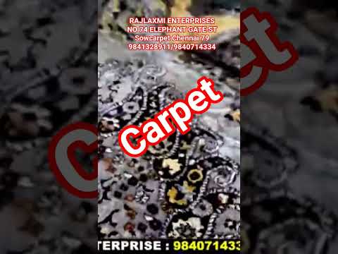 premium quality carpet shop at sowcarpet Chennai #carpet #sofa #curtains #dedsh #curtaincollection