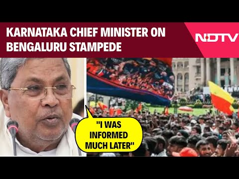 Bengaluru Stampede Updates | "Was Informed Much Later": K'taka Chief Minister On Bengaluru Stampede