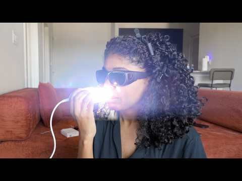 trying at home laser hair removal