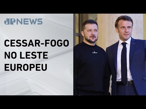 Macron diz que apenas Zelensky pode negociar pela Ucrânia