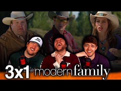 THE FAMILY GOES COUNTRY!! | Modern Family 3x1 'Dude Ranch' First Reaction!