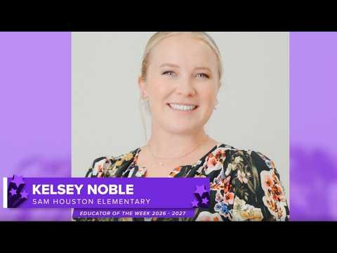 Educator of the Week for 10/19 - Kelsey Noble