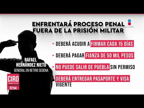 Caso Ayotzinapa: General en retiro, Rafael Hernández, continuará su proceso en libertad