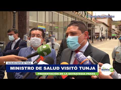 MINISTRO DE SALUD VISITÓ TUNJA