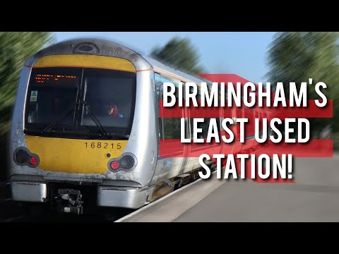 Trains at Bordesley - Birmingham's least used station.