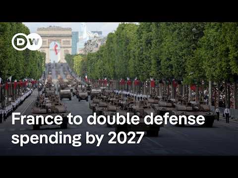 Macron pledges €6.5 billion surge in defense spending, cites 'Russian threat' to Europe | DW News